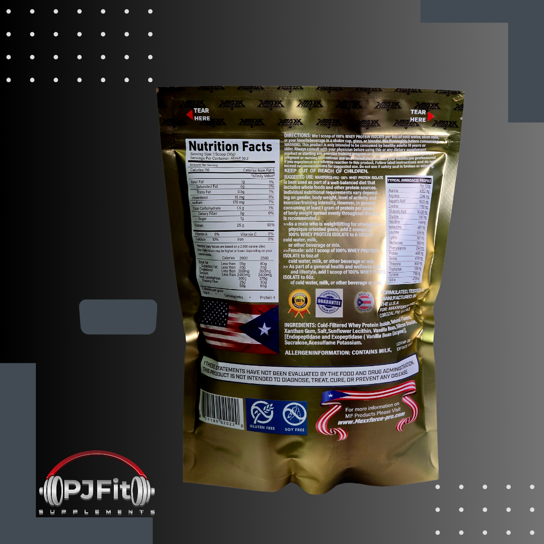 New 100% Whey Protein Isolate