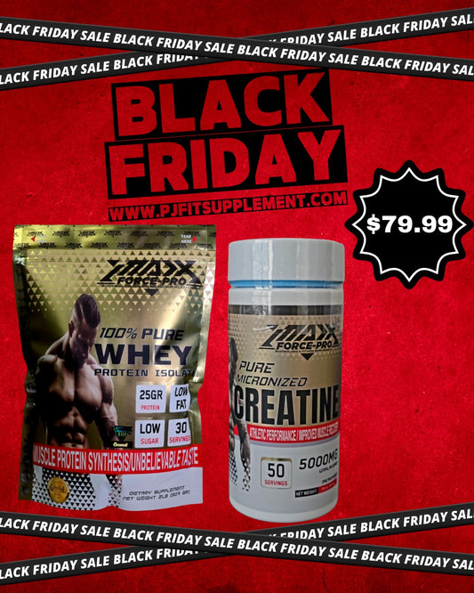 Combo de Whey Protein Isolate y Creatina Monohidratada