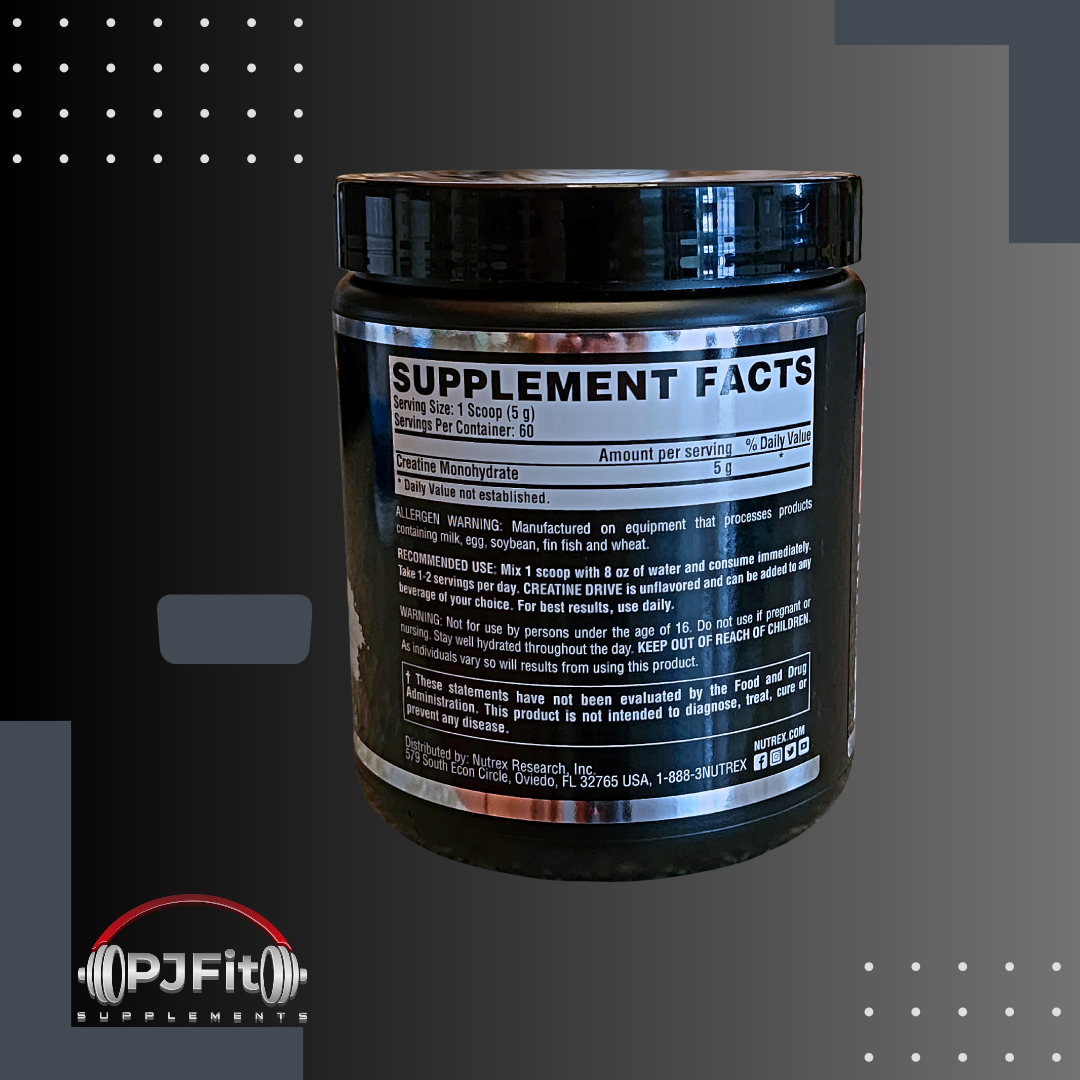 Nutrex Creatine Monohydrate drive