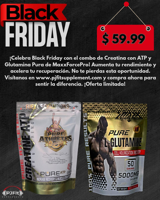 Combo de Creatina ATP y Glutamina