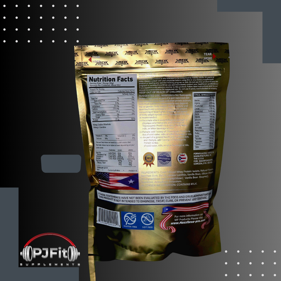 New Isomaxx Powerful Thermogenic Protein